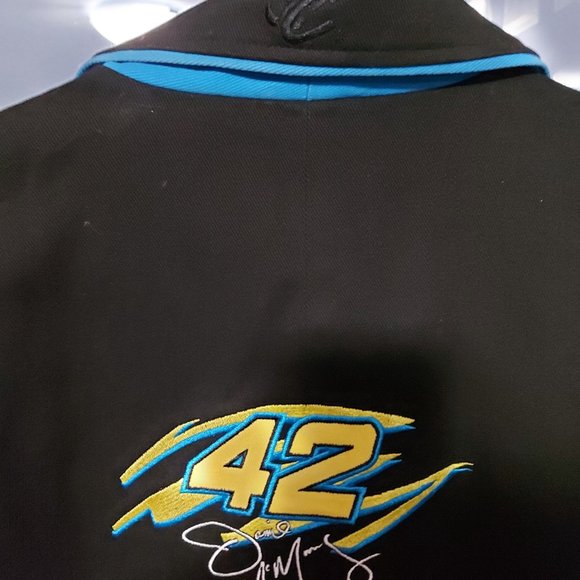 Vintage Mens XXL Chase Authentics Jamie McMurray NASCAR Racing Jacket #42 Signed - Picture 9 of 10